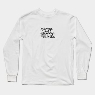 mango sticky rice - black - with sketch Long Sleeve T-Shirt